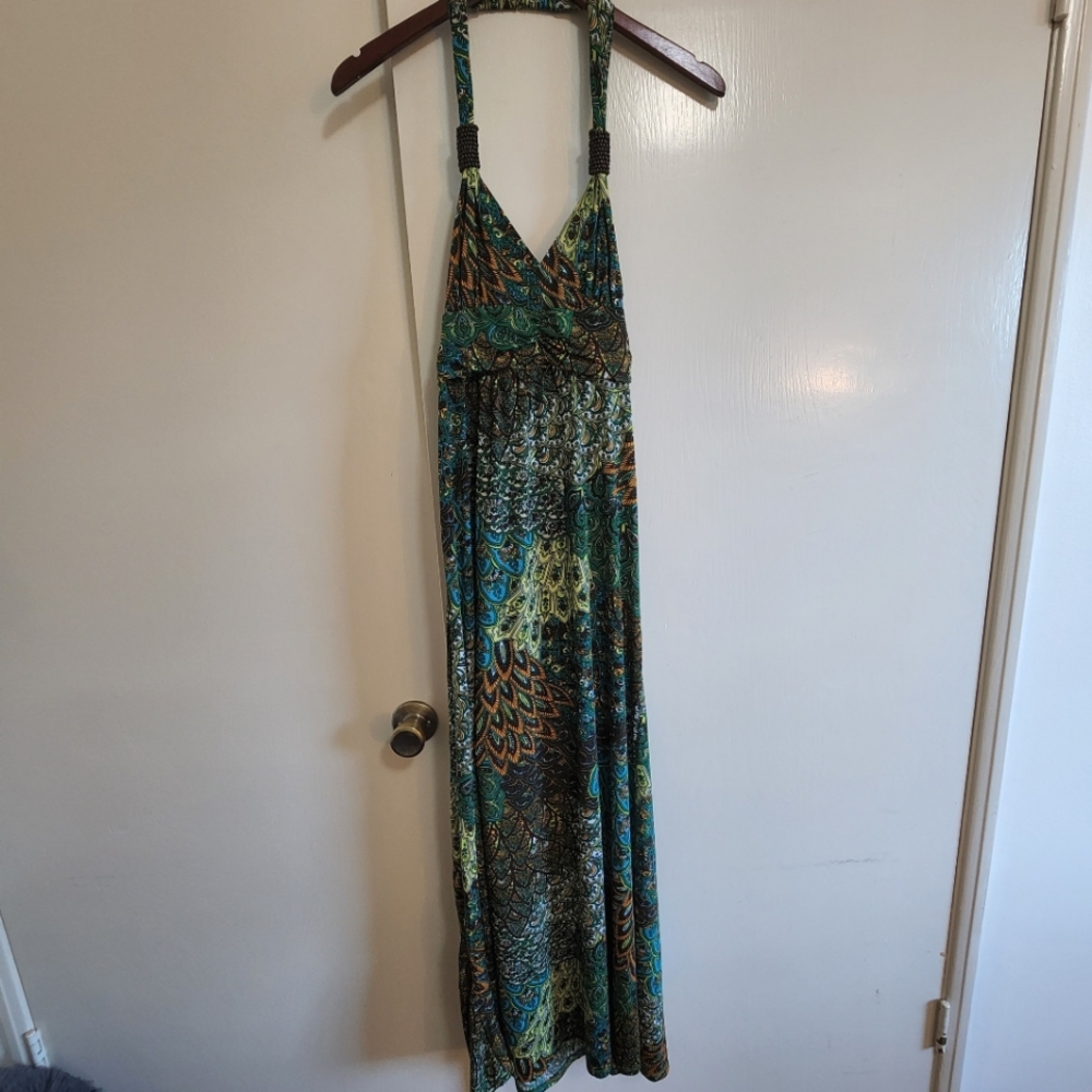 White Mark long summer dress